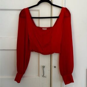 Urban Outfitters Red Going Out Top
